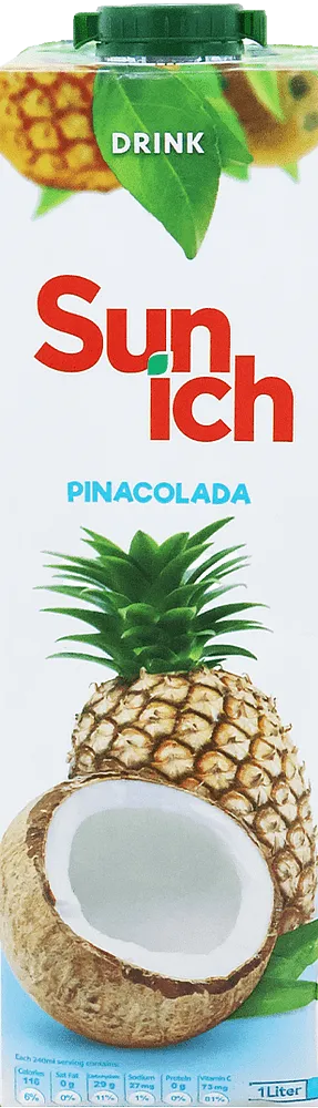 Ըմպելիք արքայախնձորի և կոկոսի «Sunich Pinacolada» 1լ
