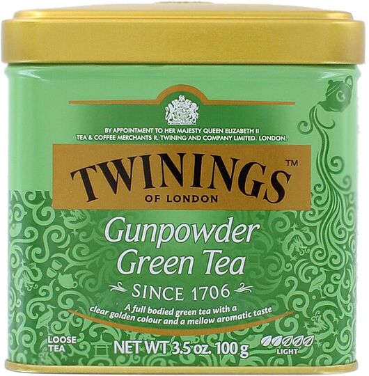 Թեյ կանաչ «Twinings Gunpowder» 100գ