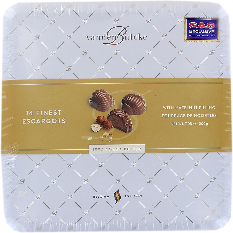 Շոկոլադե կոնֆետների հավաքածու «Vanden Bulcke» 200գ