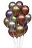 Helium gas Balloons, khrom 15 pcs