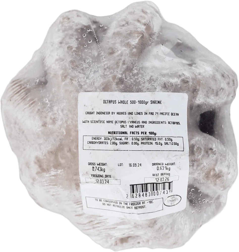 Frozen octopus "Daskalakis"	