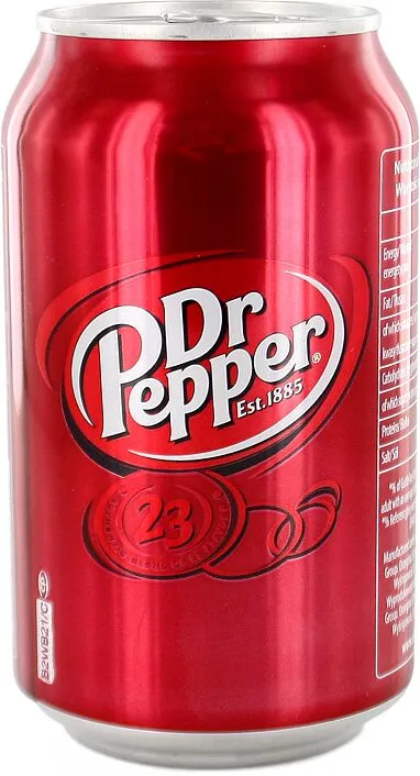 Refreshing carbonated drink "Dr. Pepper" 0.33l Fruit