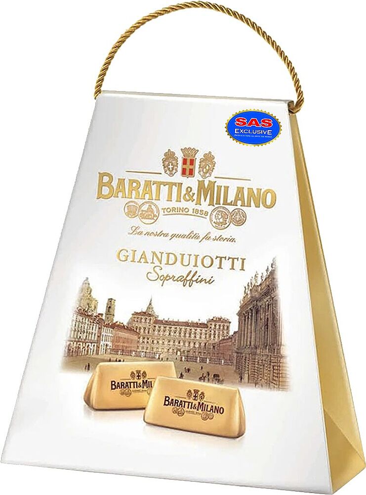 Շոկոլադե կոնֆետների հավաքածու «Baratti & Milano» 180գ