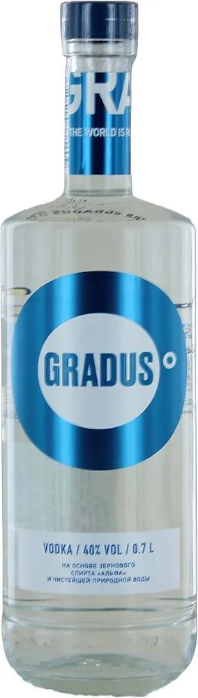 Vodka "Gradus" 0.7l 
