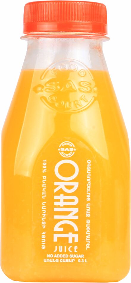 Natural orange juice "SAS'' 0.3l  