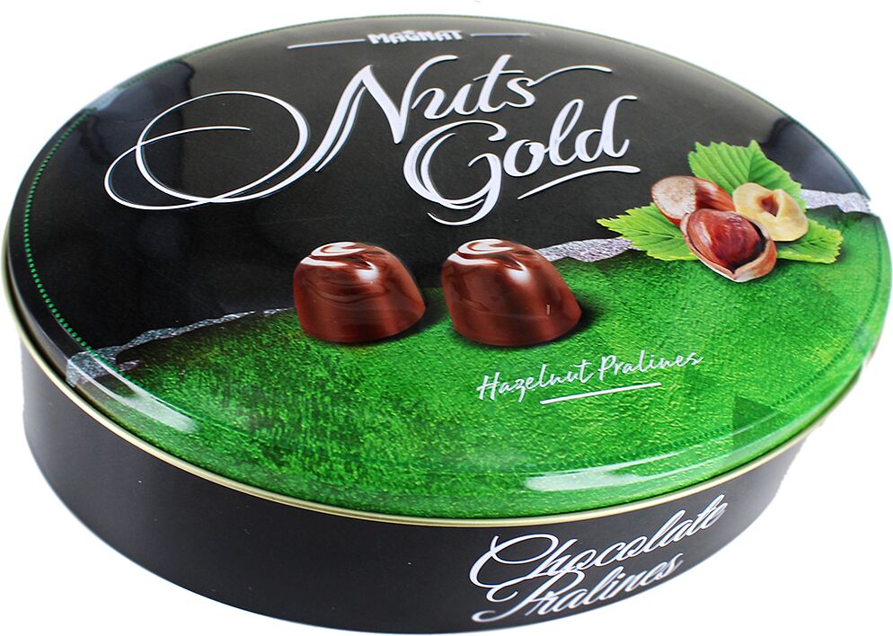 Շոկոլադե կոնֆետների հավաքածու «Magnat Nuts Gold» 295գ
