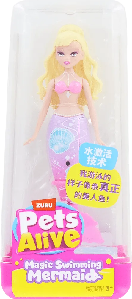 Տիկնիկ «Zuru Pets Alive Magic Swimming Mermaid»