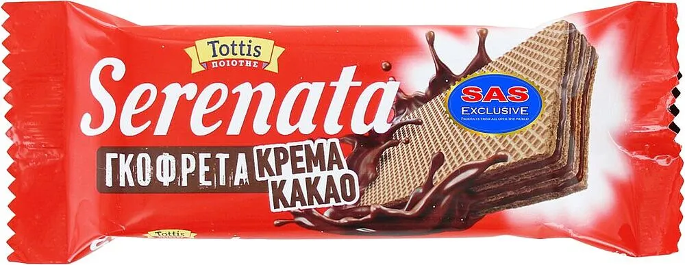 Wafer with cocoa cream "Tottis Serenata" 25g