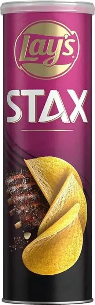 Barbecue chips "Lay's Stax" 140g
