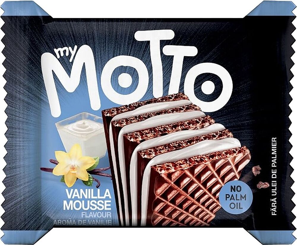 Wafer with vanilla filling "My Motto" 34g