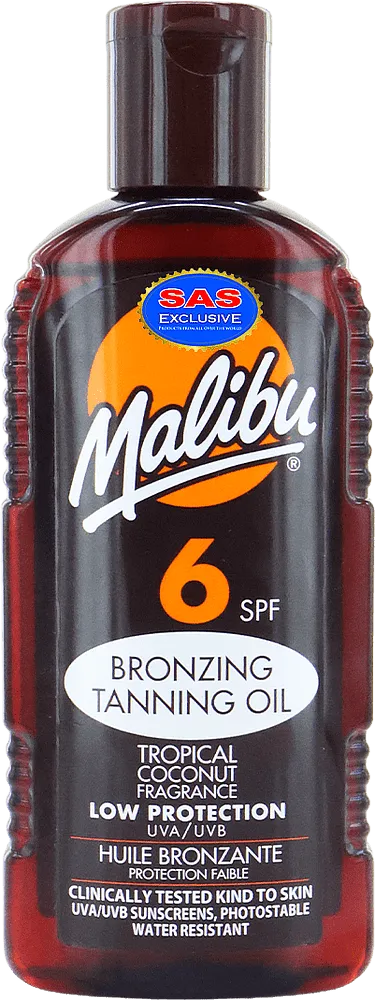 Արևայրուքի յուղ «Malibu  6 SPF Bronzing Tanning Oil» 200մլ