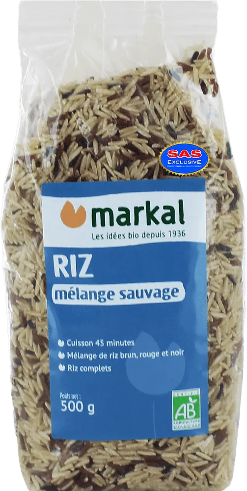 Բրինձ վայրի «Markal Bio» 500գ