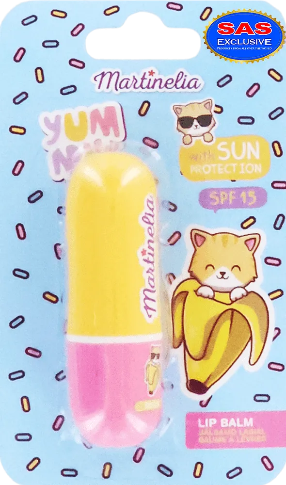 Շուրթերի բալզամ մանկական «Martinelia Banana SPF15»
