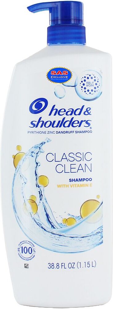 Shampoo "Head & Shoulders Classic Clean" 1.15l
