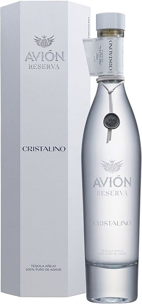 Tequila "Avion Reserva Cristalino Anejo" 0.75l
