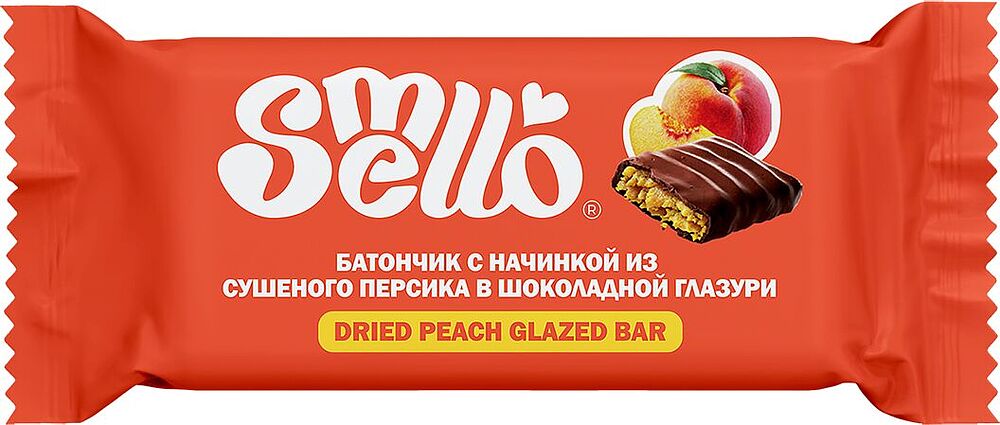 Stick with dried peach filling "Smello" 45g
