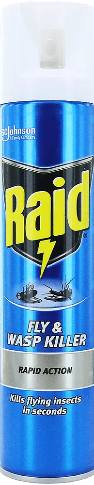 Թռչող միջատների դեմ աէրոզոլ «Raid Fly & Wasp» 300մլ
