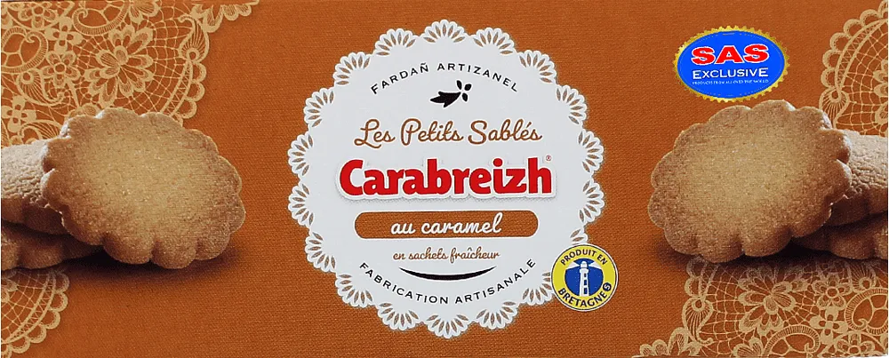 Caramel cookies "Carabreizh" 100g