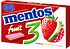 Chewing gum "Mentos 3 fruit" 33g Strawberry, Raspberry, Apple