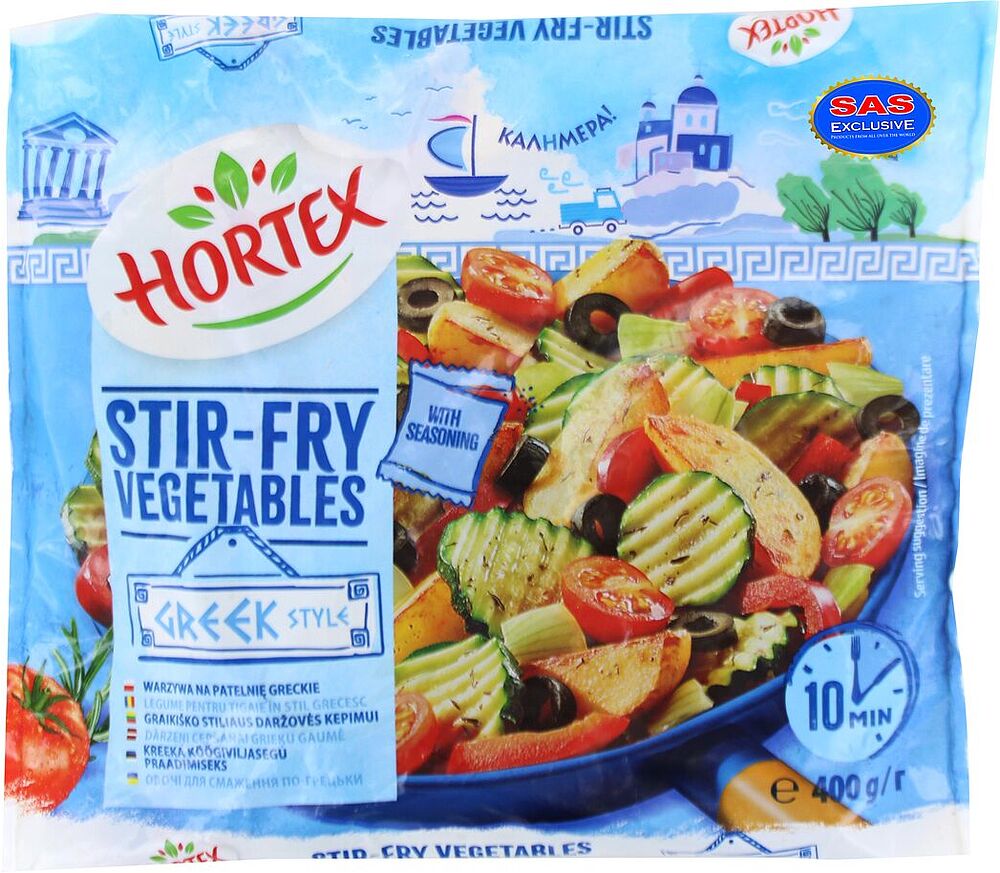 Բանջարեղենային խառնուրդ սառեցված «Hortex» 400գ