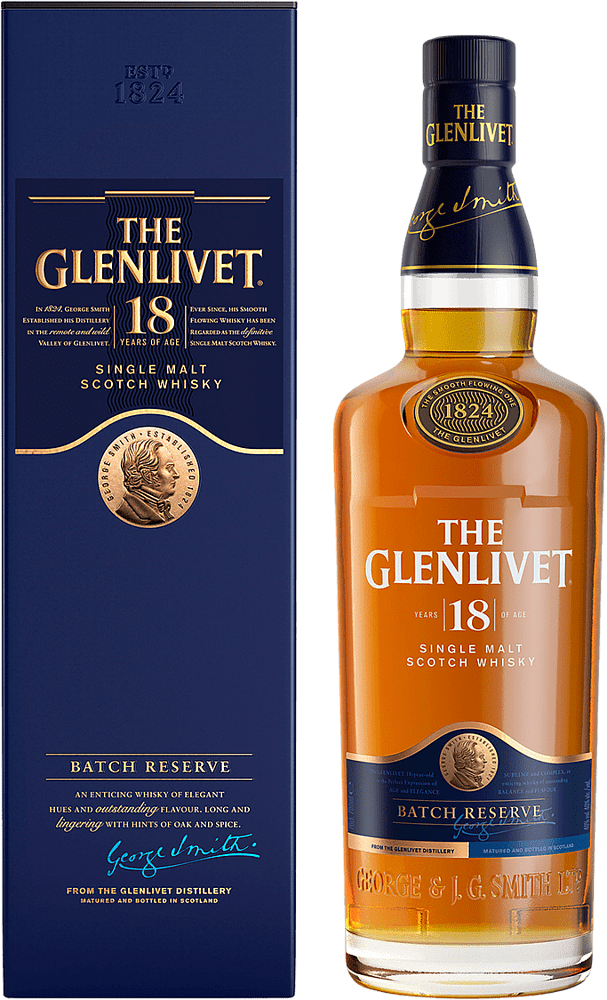 Whiskey "The Glenlivet 18" 0.7l