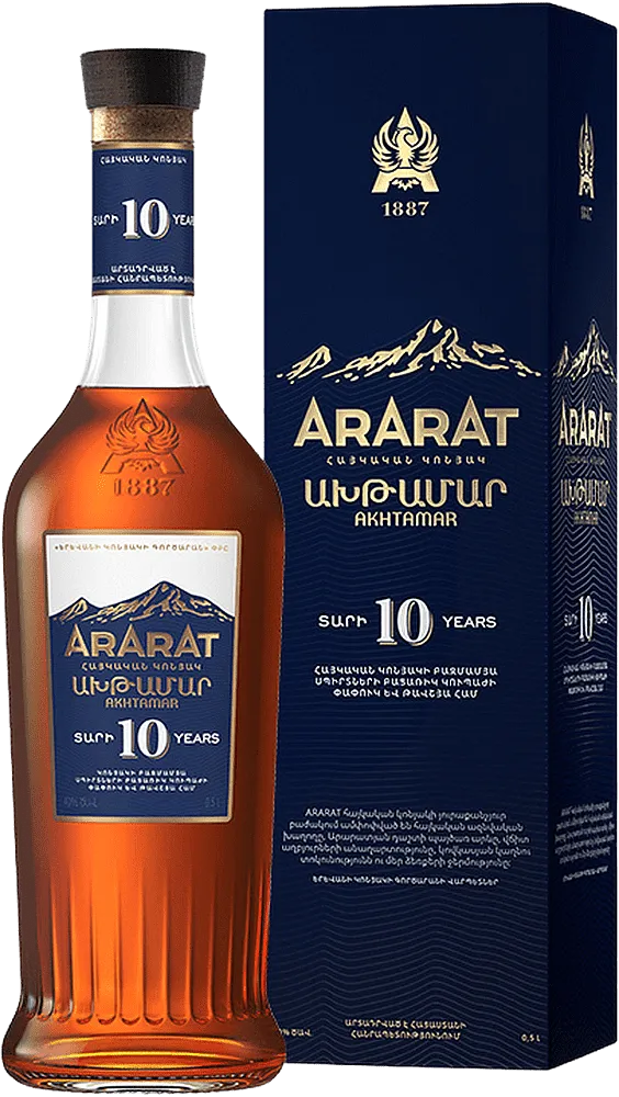 Cognac "Ararat Akhtamar 10*" 0.5l