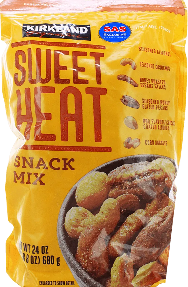 Ореховая смесь со специями «Kirkland Sweet Heat Snack Mix» 680г
