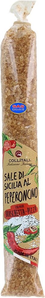 Sicilian salt with chilli pepper "Collitali" 420g
