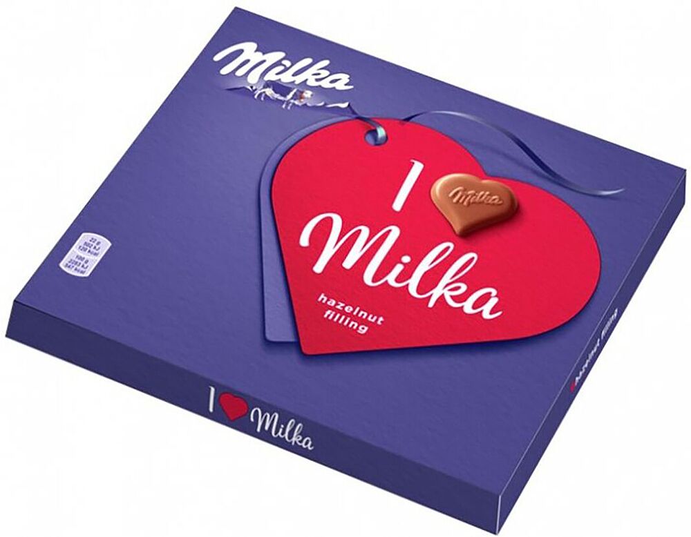 Շոկոլադե կոնֆետների հավաքածու «Milka I Love Milka» 110գ