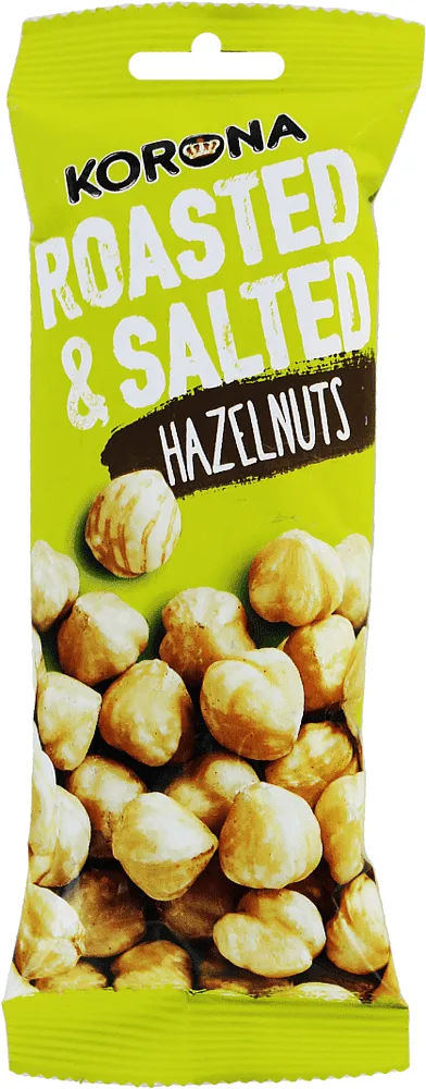 Salty hazelnuts "Korona" 70g 