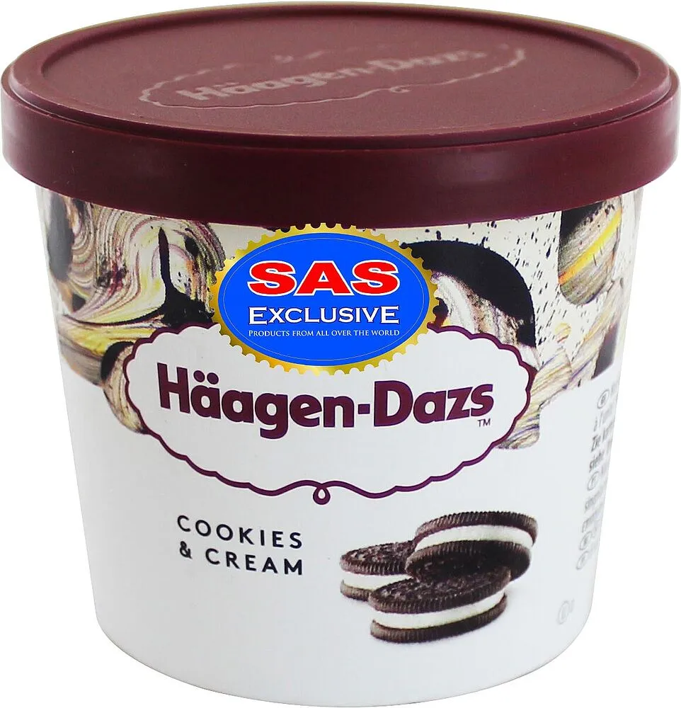 Vanilla ice сream "Haagen-Dazs Cookies & Cream" 83g