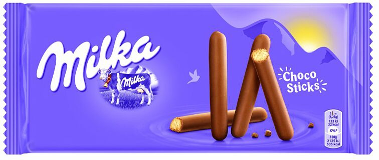 Бисквитные палочки "Milka Choco Sticks" 112г