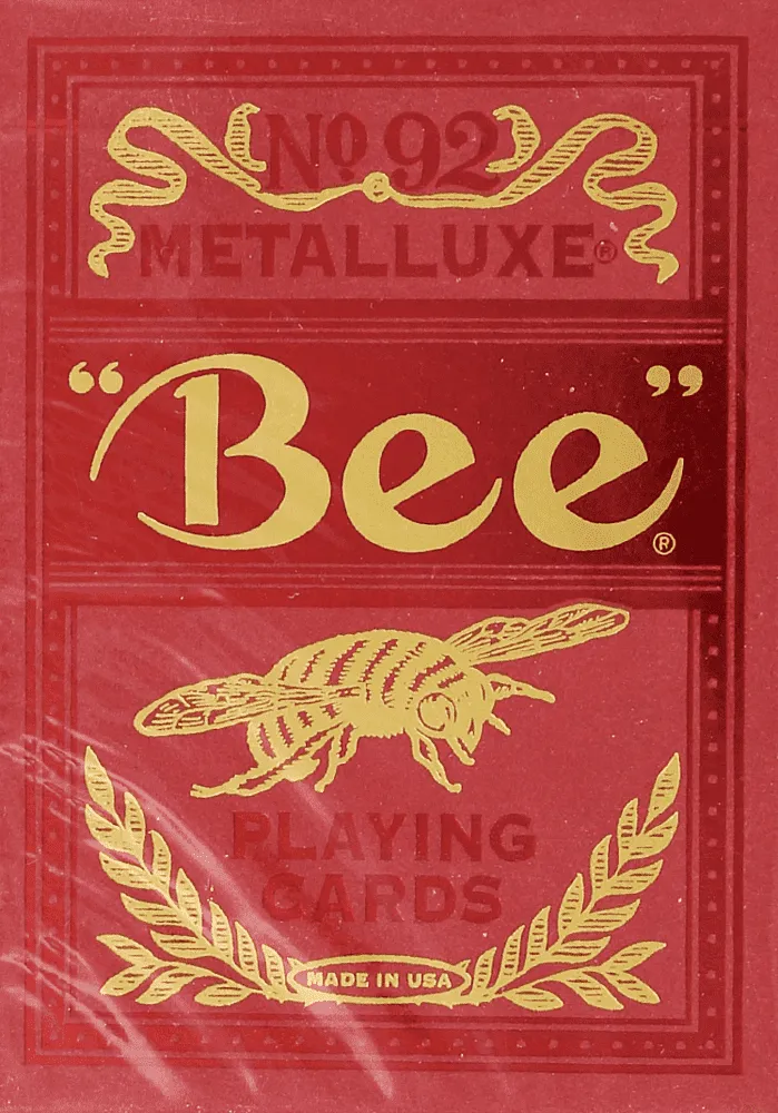 Playing cards "Bee Metalluxe" 
