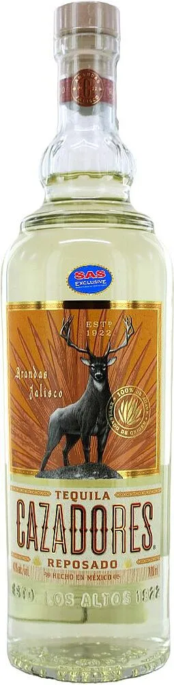 Tequila "Cazadores Reposado" 0.7l
