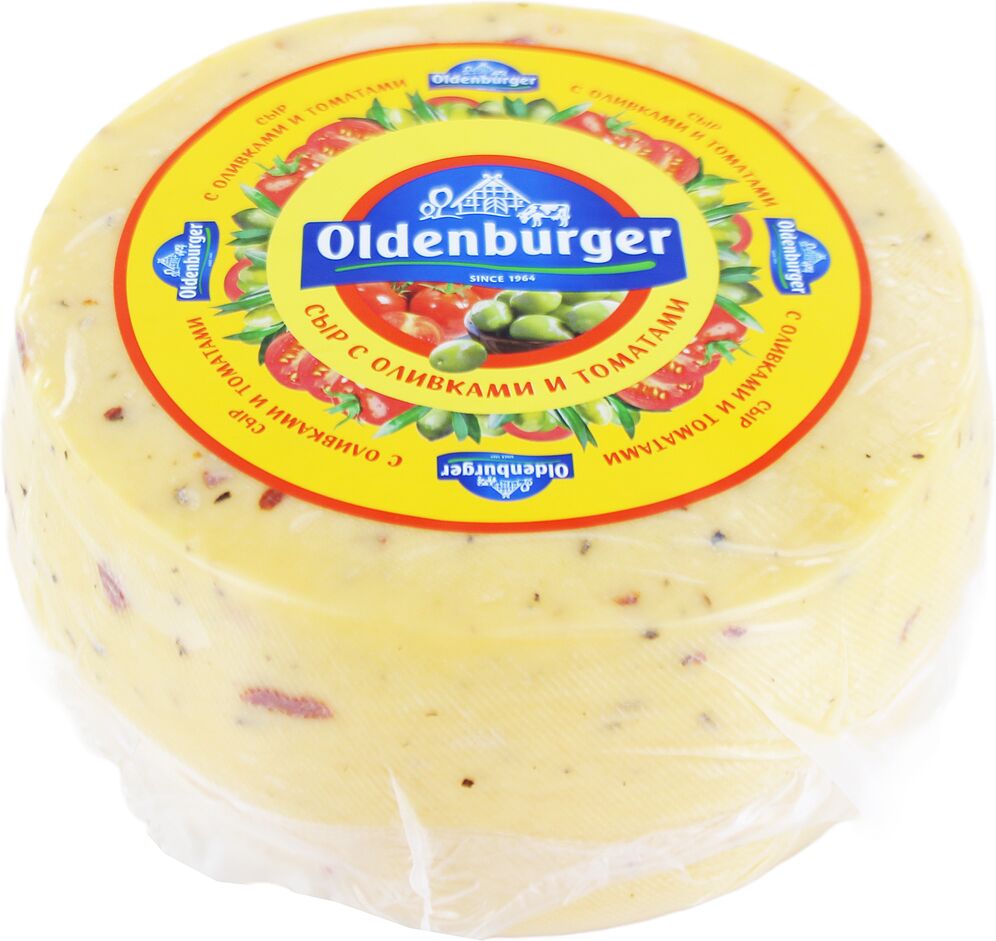 Сыр с оливками и томатами "Oldenburger"