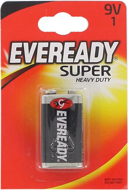 Battery "Eveready Super Heavy Duty9V " 
