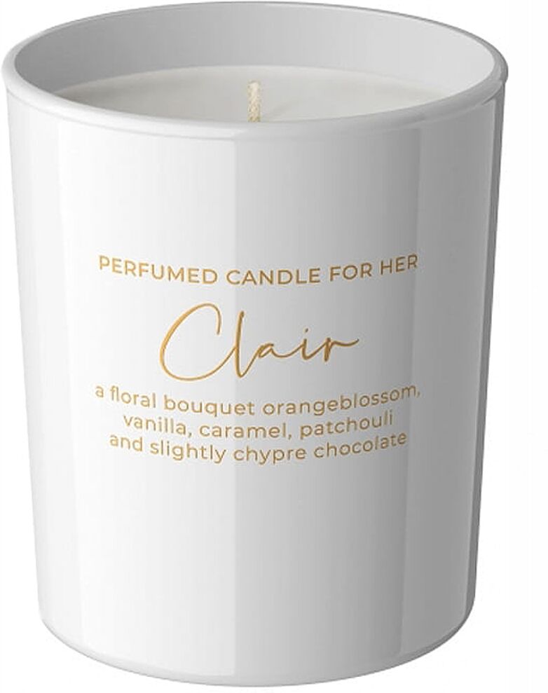 Scented candle "Bartek Clair"