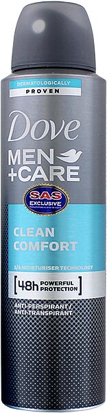 Antiperspirant - deodorant "Dove Men+Care" 150мл