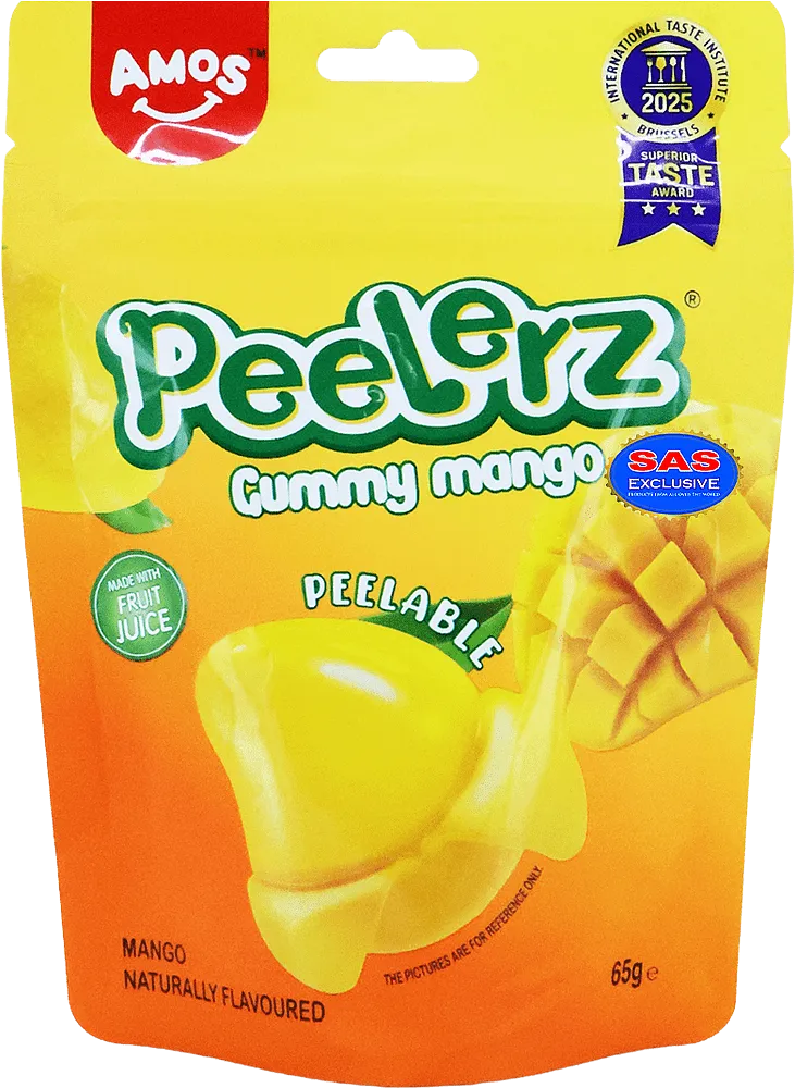 Jelly candies "Amos Peelerz Gummy Mango" 65g
