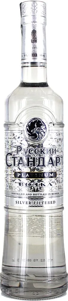 Водка "Русский Стандарт Платинум" 0.75л