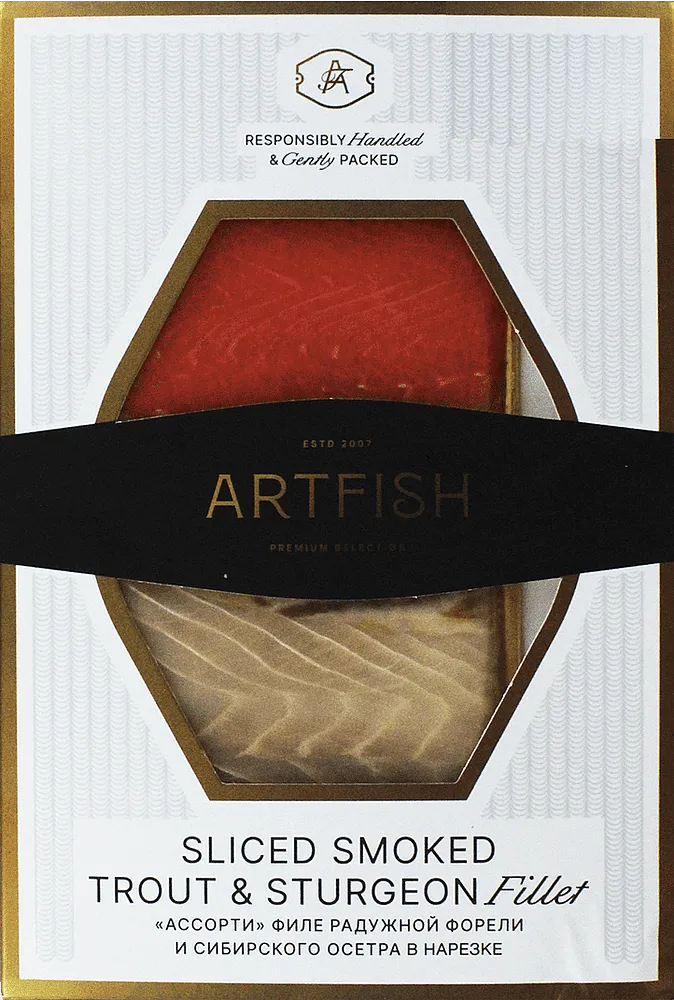 Smoked trout & sturgeon in oil "Artfish" 150g
