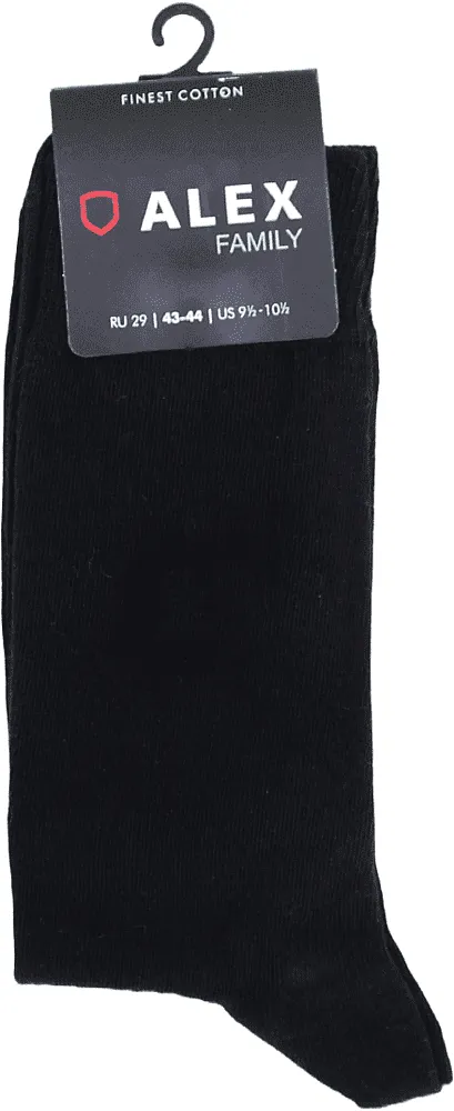 Black socks "Alex Family"
