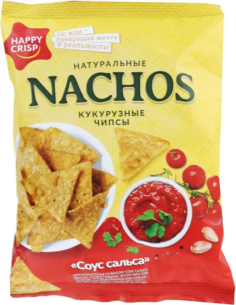 Chips "Happy Crisp Nachos" 75g Salsa
