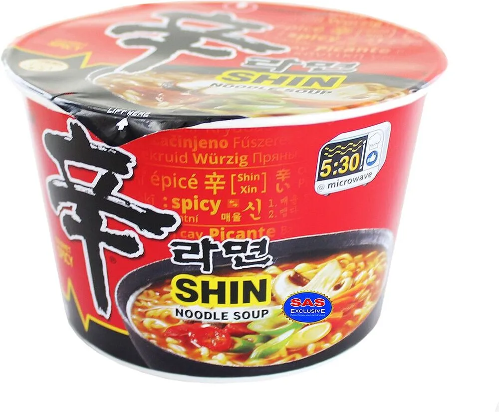 Hot noodles "Nongshim" 114g
