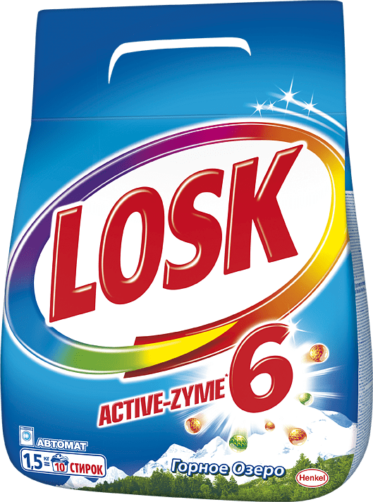 Стиральный порошок "Losk 9" 1.5кг Белые и светлые цвета