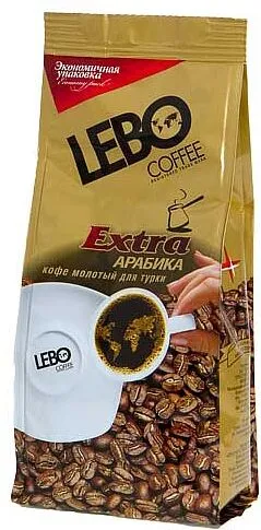 Ground coffee "Lebo Extra Arabica" 200g