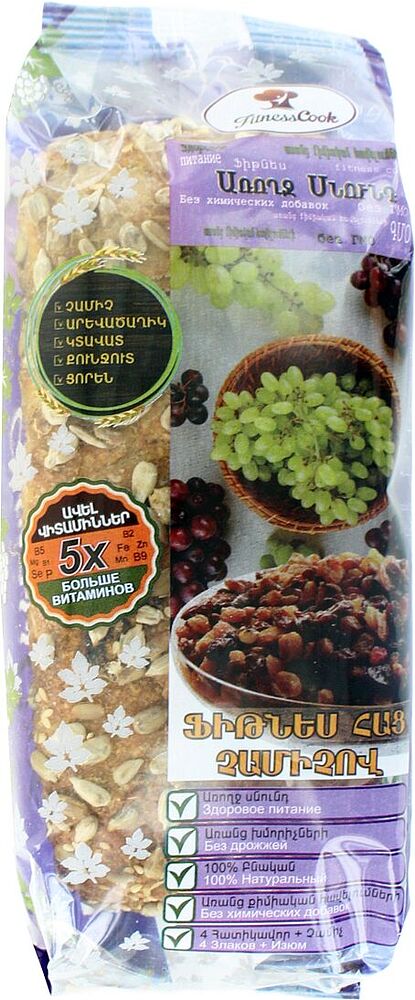 Bread with raisins "Fitness Cook" 400g
