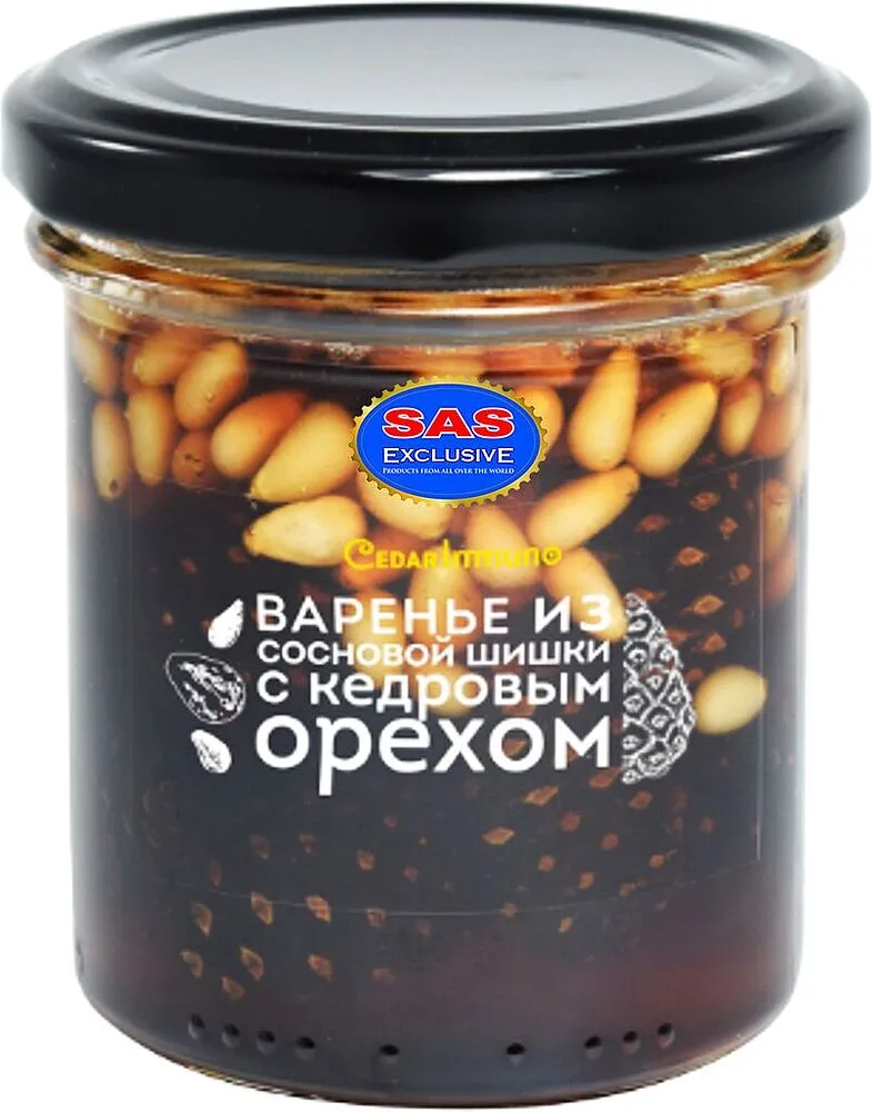 Pine cone preserve "Siberian Cedar" 170g 
