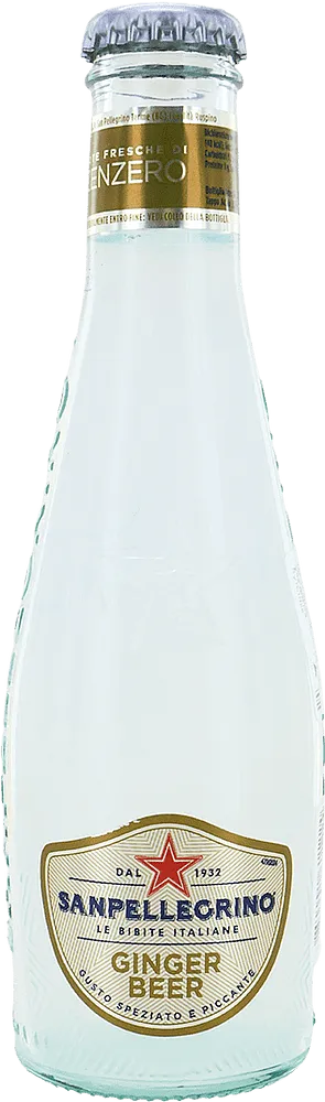 Напиток безалкогольный со вкусом имбиря "Sanpellegrino Ginger Beer" 200мл