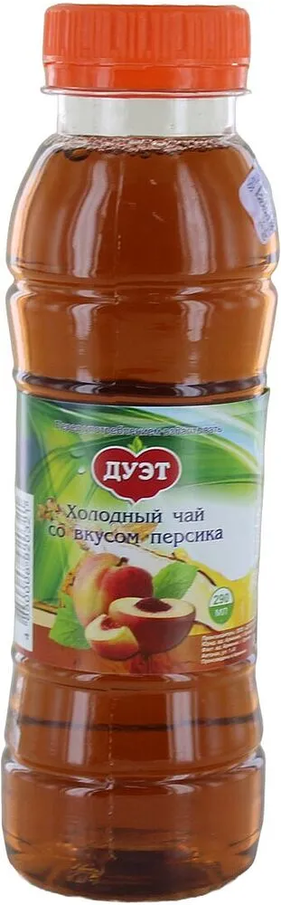 Ice peach flavored tea "Duet" 290ml 
